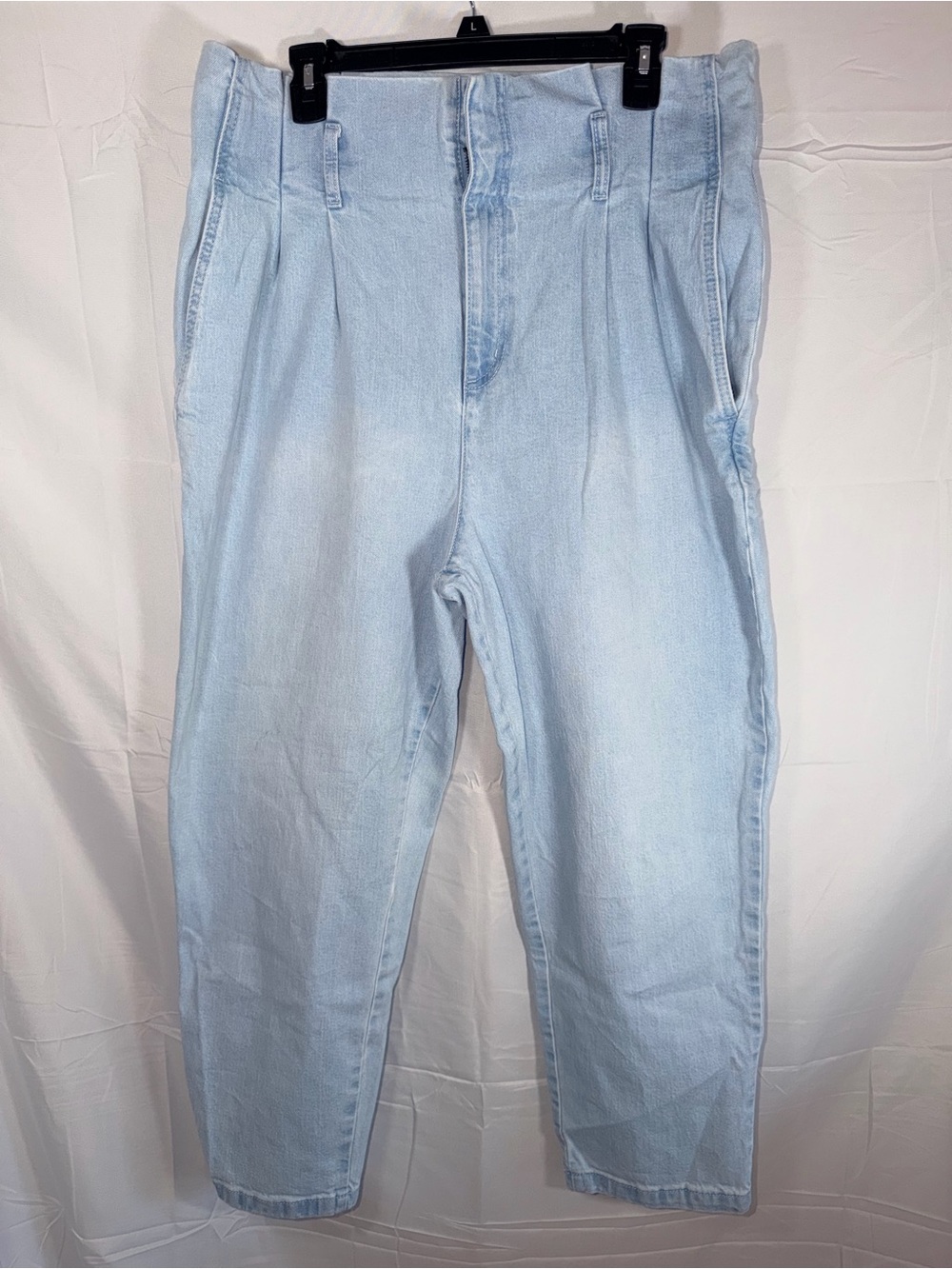 A New Day Wide leg Elastic waistband jeans with pleated detail